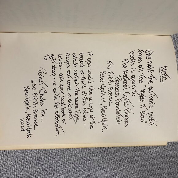 Vintage Make It Now-Bake It Later #1 Cookbook Barbara Goodfellow 1958 Paperback - Picture 4 of 10